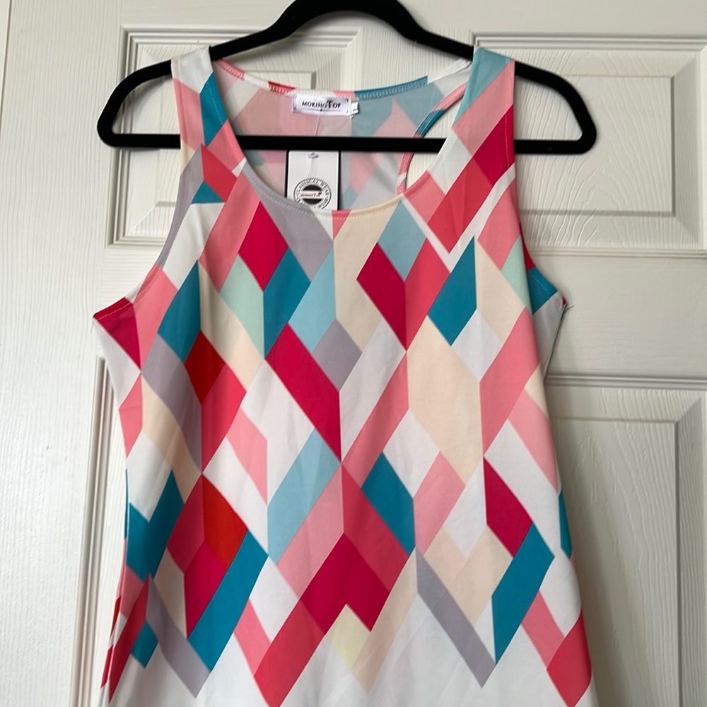 NWT Women’s Colorful Racerback Tank Top